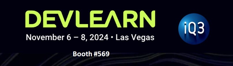 Boot Devlearn October 2024 Newsletter - iQ3Connect